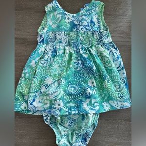 Blue ginger dress 12 month